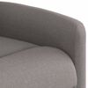 vidaXL Fauteuil inclinable Taupe Tissu