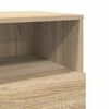 vidaXL Tables de chevet 2 pcs avec 2 tiroirs ch&ecirc;ne sonoma 36x36x68 cm