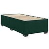 vidaXL Sommier &agrave; lattes de lit et matelas Vert fonc&eacute; 80x200 cm Velours
