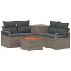 vidaXL Ensemble de Canap&eacute;s 6 pc Gris et Gris fonc&eacute;