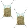 vidaXL Filets &agrave; foin 2 pcs rectangulaire vert 90x60 cm PP