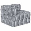 vidaXL Canapé modulaire 2 pcs Gris 140 x 70 x 56 cm tissu