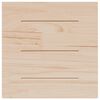 vidaXL Dessus de table blanc 60x60x2,5 cm bois de pin massif