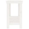 vidaXL Banc de travail Blanc 140x50x80 cm Bois de pin massif