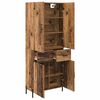 vidaXL Haut Armoire Bois Ancien 69,5 x 34 x 180 cm Bois d'ing&eacute;nierie