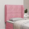vidaXL Oreille de t&ecirc;te de lit Rose 80 x 23 x 6 cm Velours