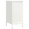 vidaXL Buffet blanc 35x39x73,5 cm acier laminé à froid