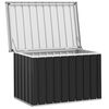 vidaXL Bo&icirc;te de rangement de jardin Anthracite 109x67x65 cm