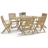 vidaXL Ensemble &agrave; manger de jardin 7 pcs Bois d'acacia solide
