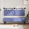 vidaXL T&ecirc;te de lit suspendue Bleu denim 130 x 55 x 7 cm tissu