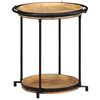 vidaXL Table d'appoint &Oslash;55x60 cm bois de manguier massif