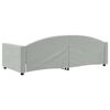 vidaXL Lit de repos sans matelas gris clair 90x190 cm velours