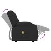 vidaXL Fauteuil de massage inclinable et porte-gobelets 2 places noir