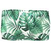 vidaXL Set de coussins de palette Floral 2 pcs Motif Feuille Verte