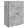 vidaXL Armoire Murale Gris b&eacute;ton 66 x 34,5 x 90 cm Bois d'ing&eacute;nierie