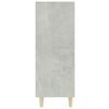 vidaXL Buffet Gris béton 69,5x32,5x90 cm Bois d'ingénierie