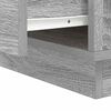 vidaXL Cabinet de chevet Gris 39 x 34,5 x 50 cm Bois d'ing&eacute;nierie
