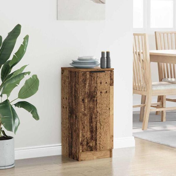 vidaXL Buffet Bois ancien 30 x 30 x 70 cm Bois d'ing&eacute;nierie