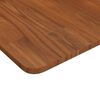 vidaXL Dessus de table carr&eacute; Marron fonc&eacute;70x70x1,5cm Bois ch&ecirc;ne trait&eacute;