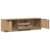 vidaXL Meuble TV Chêne Artisan 140x35x40 cm Bois d'ingénierie