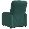 vidaXL Fauteuil inclinable de massage Vert fonc&eacute; Tissu