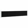 vidaXL Auvent lat&eacute;ral r&eacute;tractable de patio 117x614 cm Noir