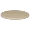 vidaXL Dessus de table Cr&egrave;me &Oslash;50x2,5 cm Marbre