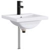 vidaXL Lavabo de salle de bains Noir Mat 42 x 40 x 16,5 cm m&eacute;tal