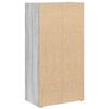 vidaXL Bibliothèque sonoma gris 40x24x77 cm bois d'ingénierie