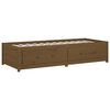 vidaXL Lit de jour sans matelas marron miel 90x200 cm bois pin massif