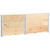 vidaXL Colliers de palette 3 pcs 100x100 cm Bois de pin solide