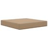 vidaXL Coussin de canap&eacute; d'ext&eacute;rieur 3 pcs Taupe Polyester