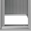 vidaXL Abri de jardin Gris 126x97,5x177 cm M&eacute;tal galvanis&eacute;