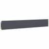 vidaXL Bordures pelouse 10pcs anthracite 15x103cm acier lamin&eacute; &agrave; froid