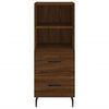 vidaXL Buffet Ch&ecirc;ne marron 34,5x34x90 cm Bois d'ing&eacute;nierie