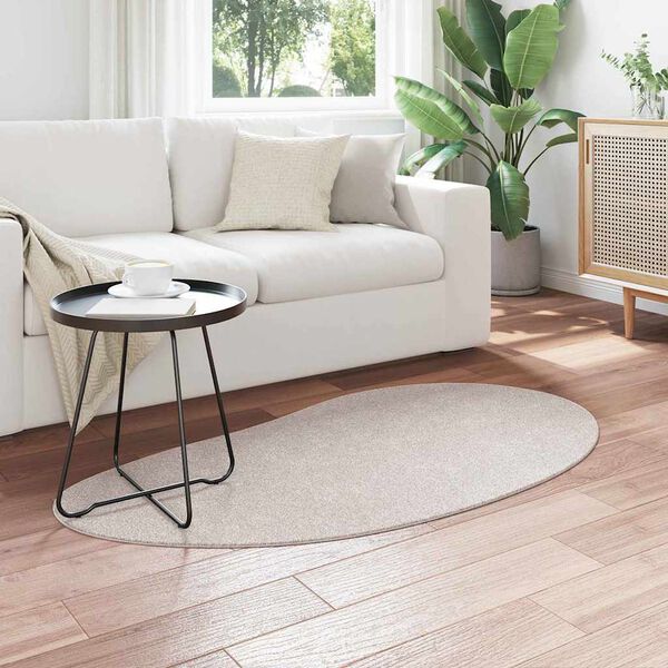 vidaXL Tapis de surface HUARTE Couleur sable 80 x 150 cm Polyester