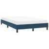 vidaXL Cadre de lit sans matelas bleu fonc&eacute; 120x220 cm velours