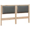 vidaXL T&ecirc;te de lit Marron Bois massif en pin