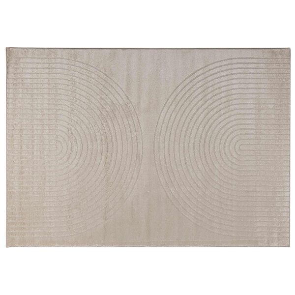 vidaXL Tapis de surface HUARTE Beige 280 x 200 cm Polyester