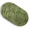 vidaXL Housse de coussin 6 pcs HEERLEN Mod&egrave;le feuille &Oslash; 60 cm