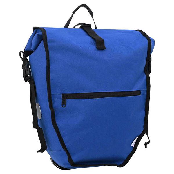 vidaXL Sac &agrave; v&eacute;lo Bleu 32,5 x 17 x 57 cm Polyester