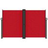 vidaXL Auvent lat&eacute;ral r&eacute;tractable rouge 160x600 cm
