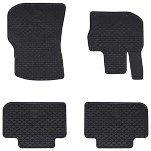 vidaXL Tapis de voiture 4 pcs Noir compatible avec BMW X3, X4 4D Aft