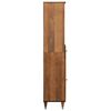 vidaXL Armoire de salle de bain 38x33x160 cm bois massif de manguier