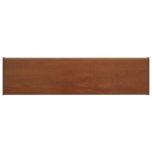 vidaXL Appui de fen&ecirc;tre Bois marron 80 x 25 x 4,5 cm PVC