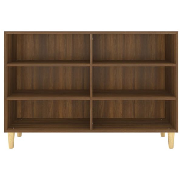 vidaXL Buffet ch&ecirc;ne marron 103,5x35x70 cm bois d'ing&eacute;nierie