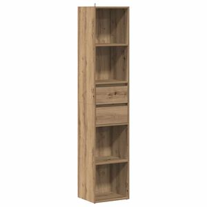 vidaXL Biblioth&egrave;que ch&ecirc;ne artisanal 36x30x171 cm bois d'ing&eacute;nierie