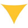 vidaXL Voile d'ombrage 160 g/m&sup2; Jaune 3,5x3,5x4,9 m PEHD