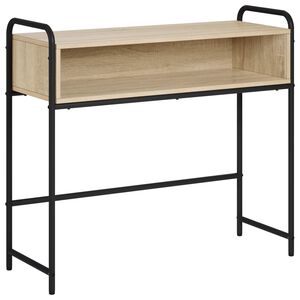 vidaXL Table console Ch&ecirc;ne Sonoma 90 x 33 x 80,5 cm Bois d'ing&eacute;nierie