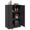 vidaXL Buffet noir 67x39x107 cm acier